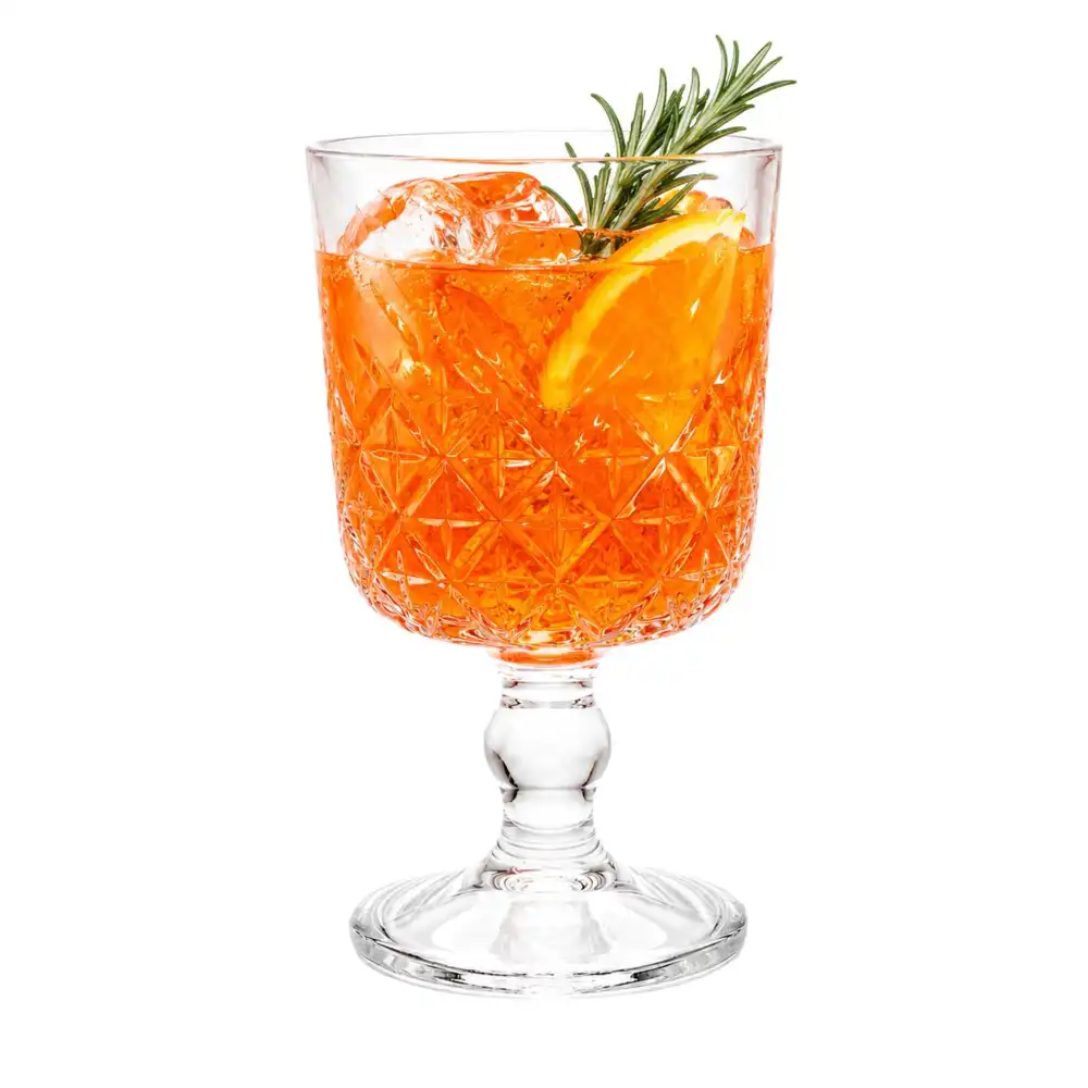Stemmed Etched Cocktail Glass