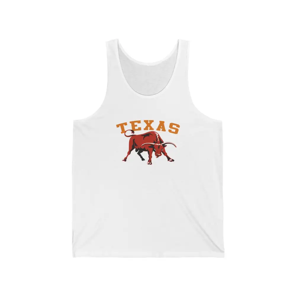 Longhorn Mascot Graphic Tank Top