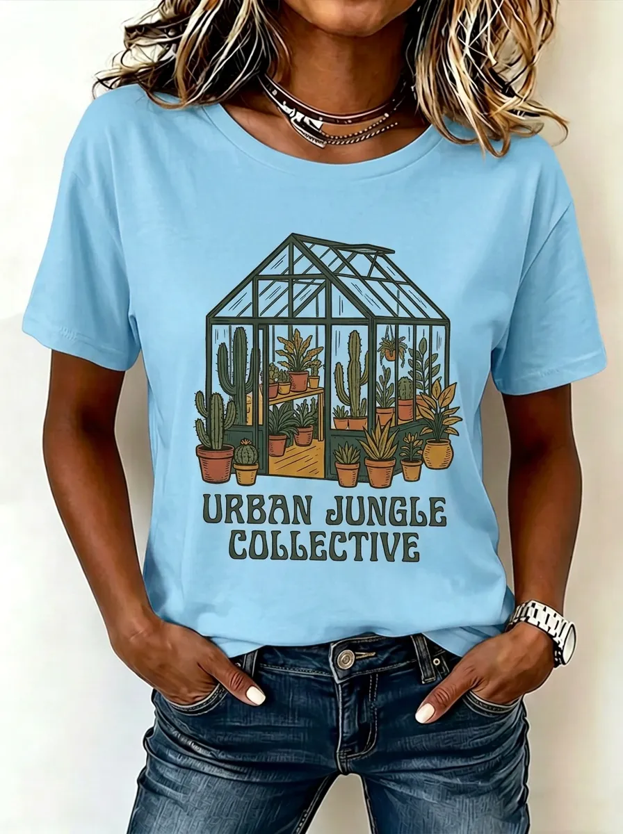 Plant Lover Greenhouse Urban Jungle T-Shirt