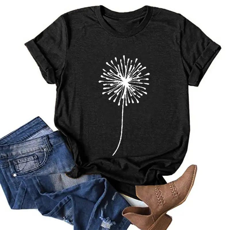 Refined Round-Neck Short-Sleeve Knit T-Shirt