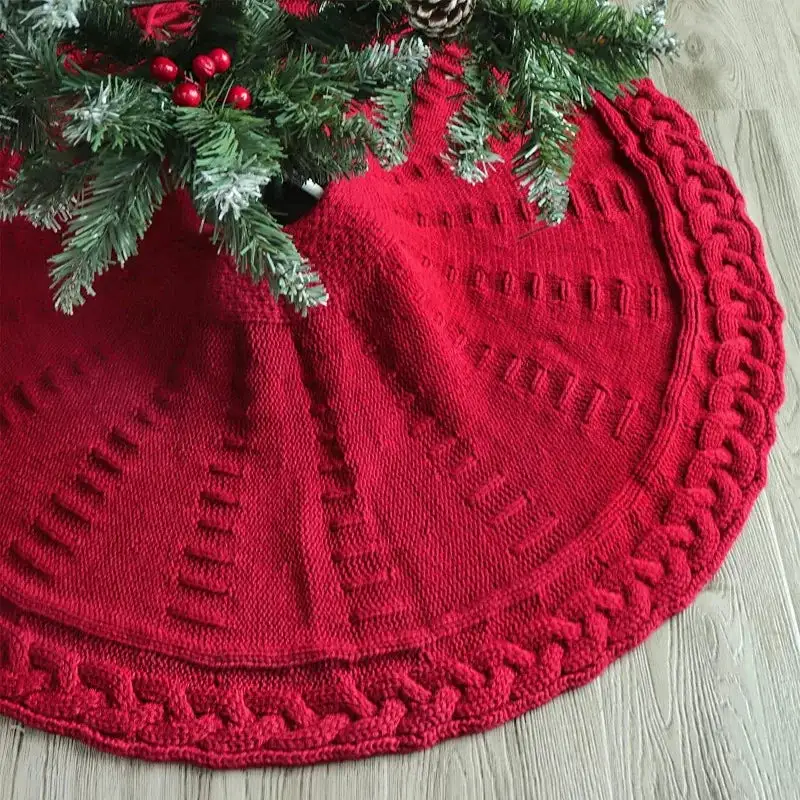 Knitted Patterned Textured Decorative Home Accent