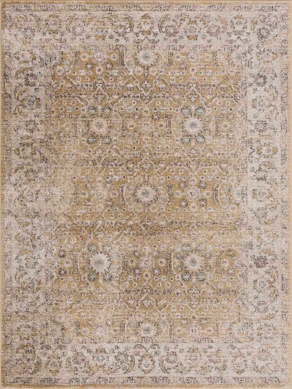 Refined Traditional Polypropylene Area Rug Floor Accent