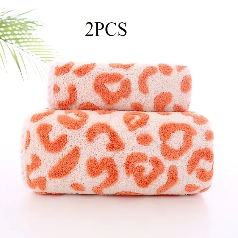 Leopard Print Towel Set