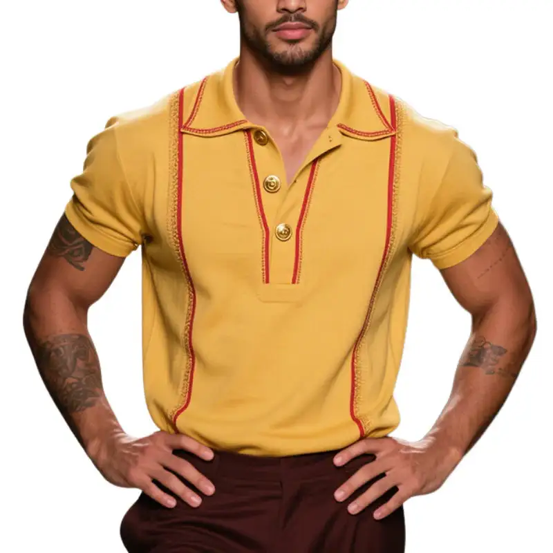 Collared Button Polo