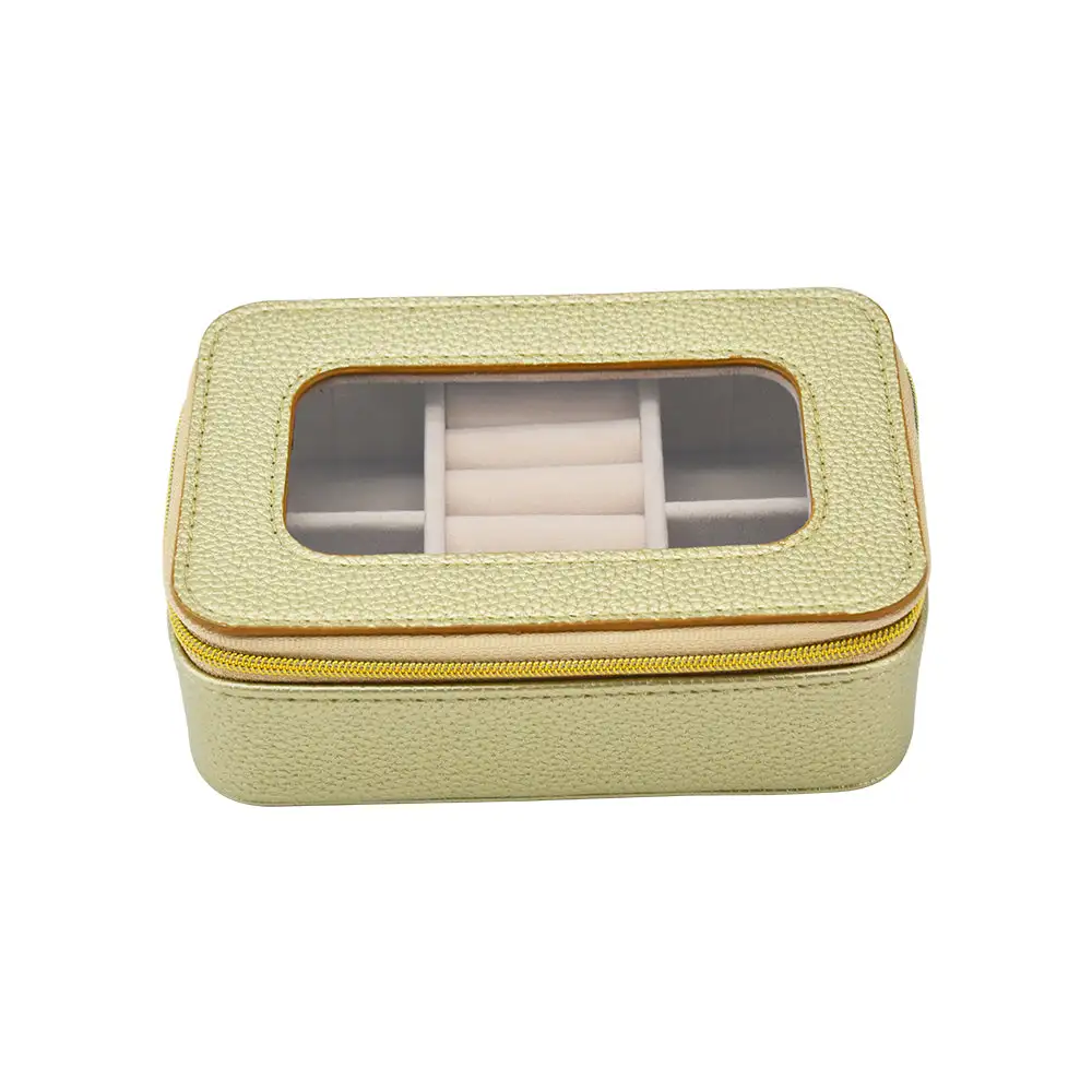 Leah Clear Top Jewelry Box