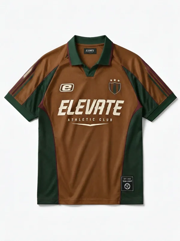 Unisex Elevate Athletic Club Logo Printed Soccer Jersey