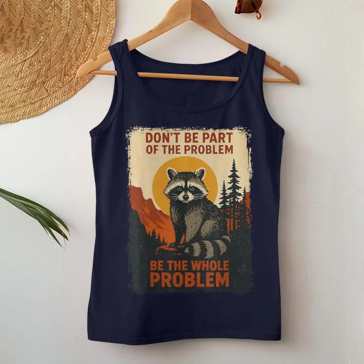Raccoon Nature Wildlife Women Tank Top