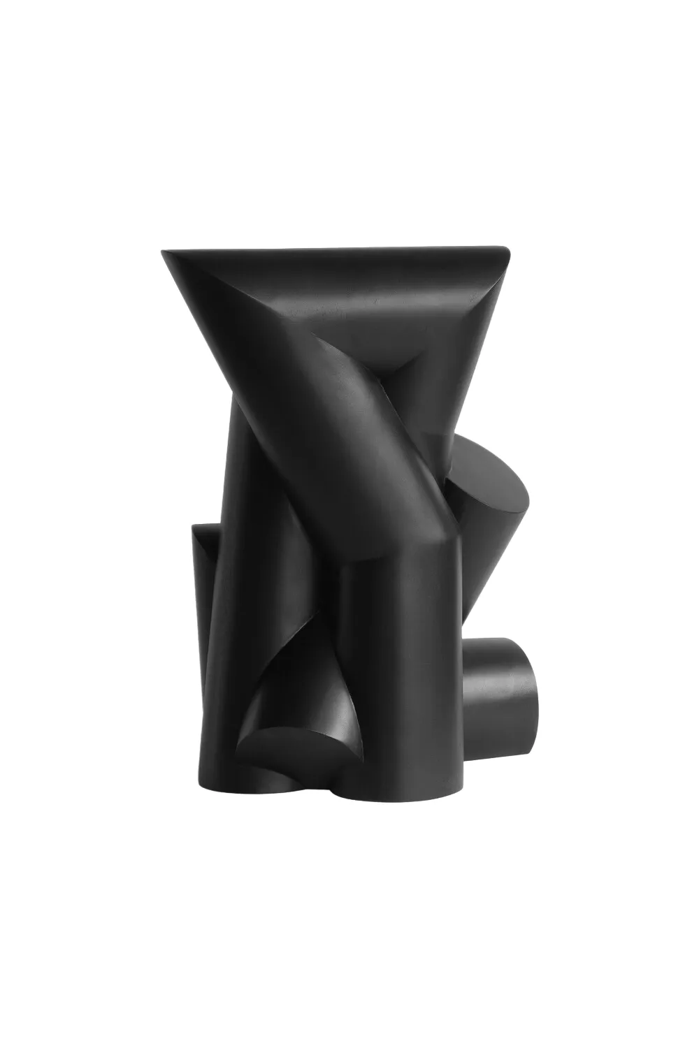 Mahogany Modern Sculpture