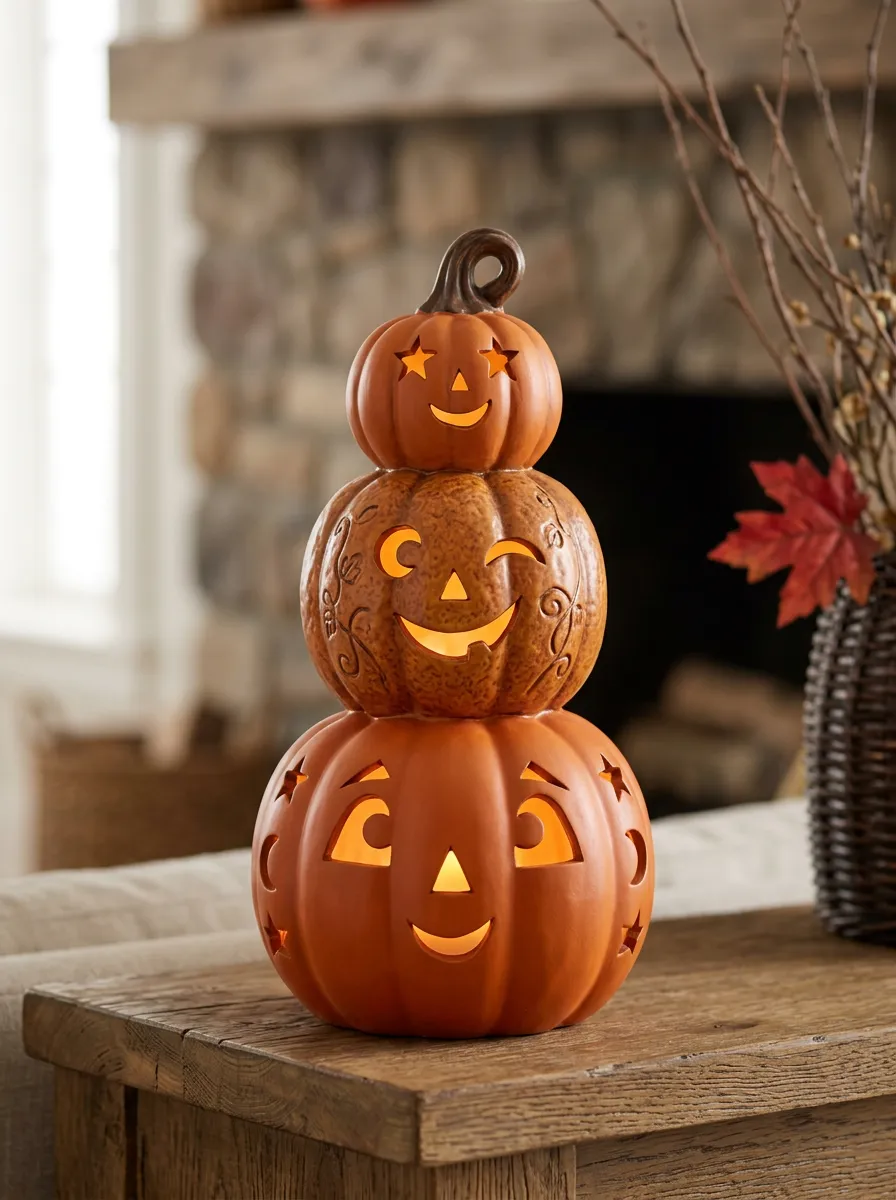 Jack-O-Lantern Halloween Pumpkin Light