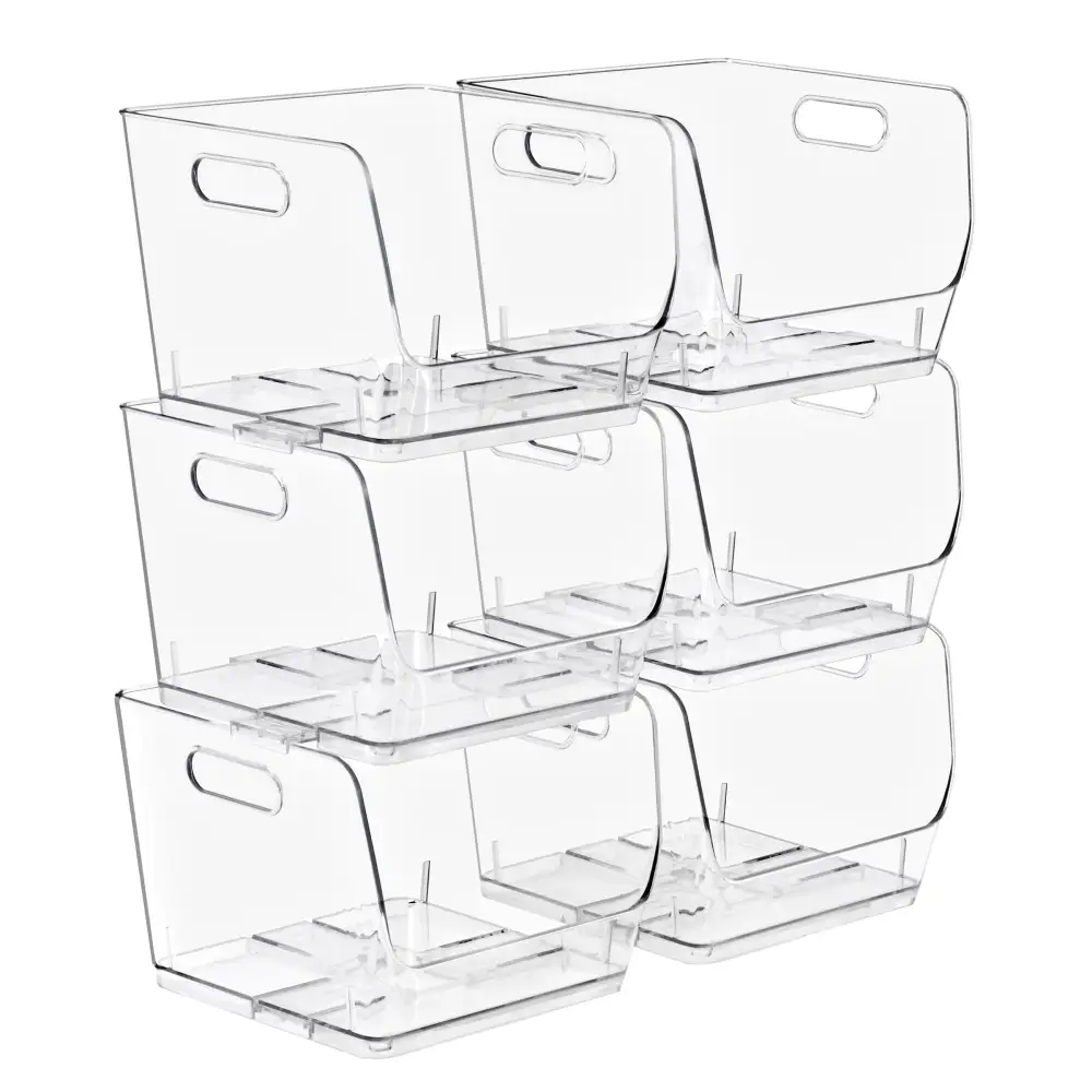 Open Front Storage Bins Square