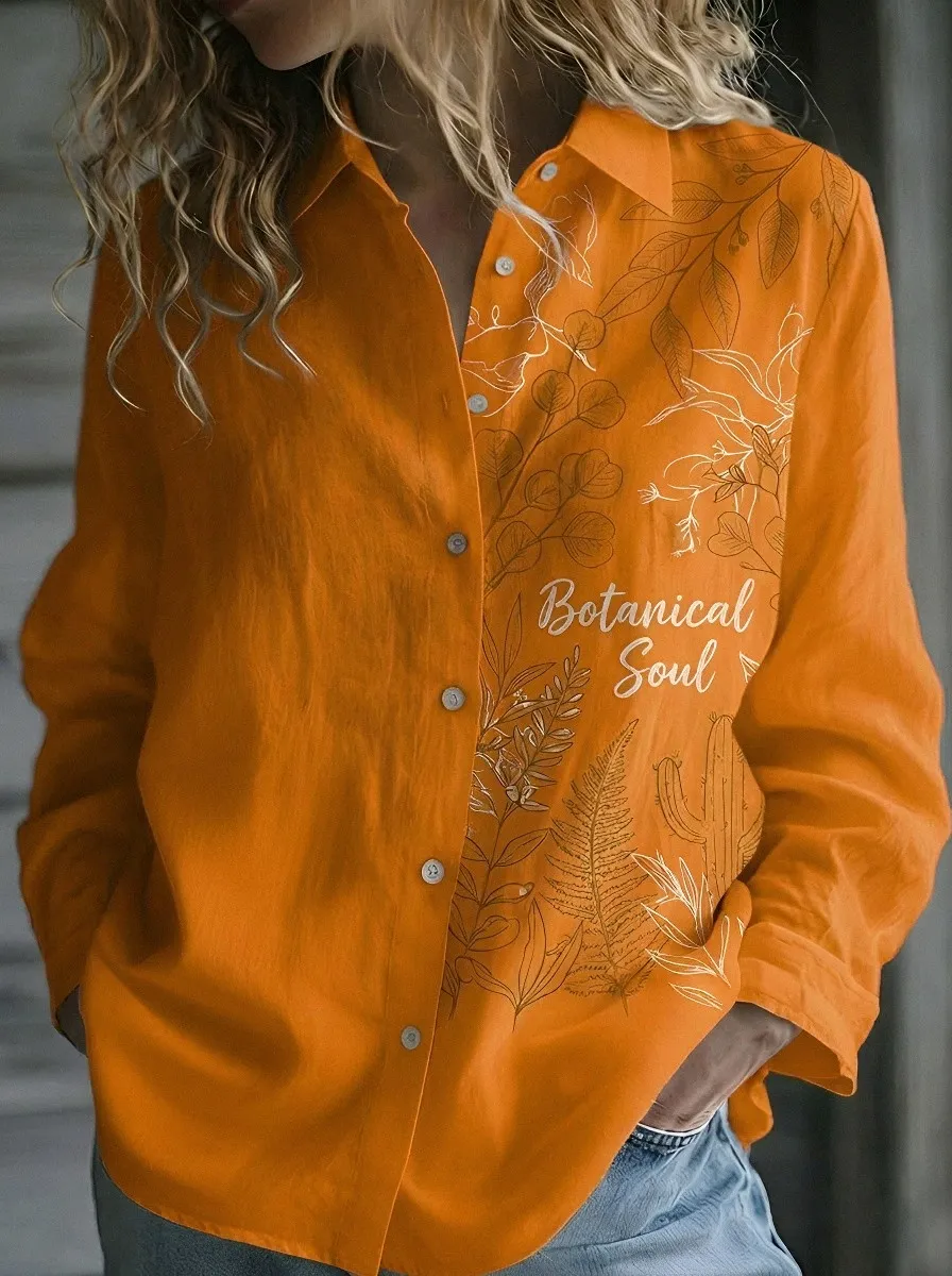 Botanical Soul Nature Casual Shirt