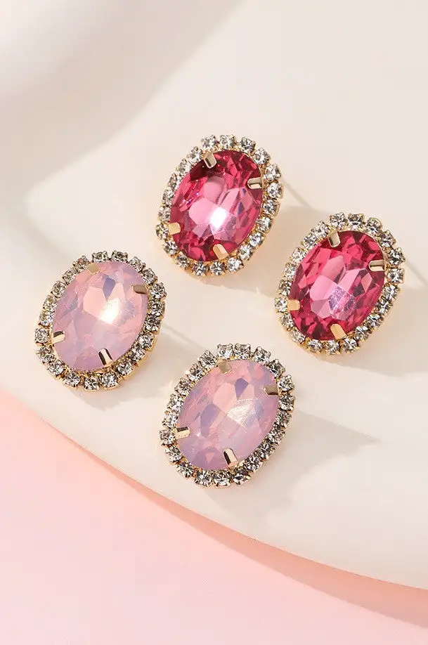 Vintage Style Rhinestone Stud arrings