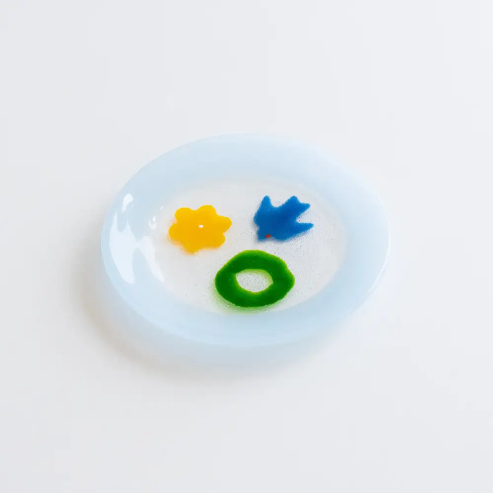 Glass Appetizer Plate