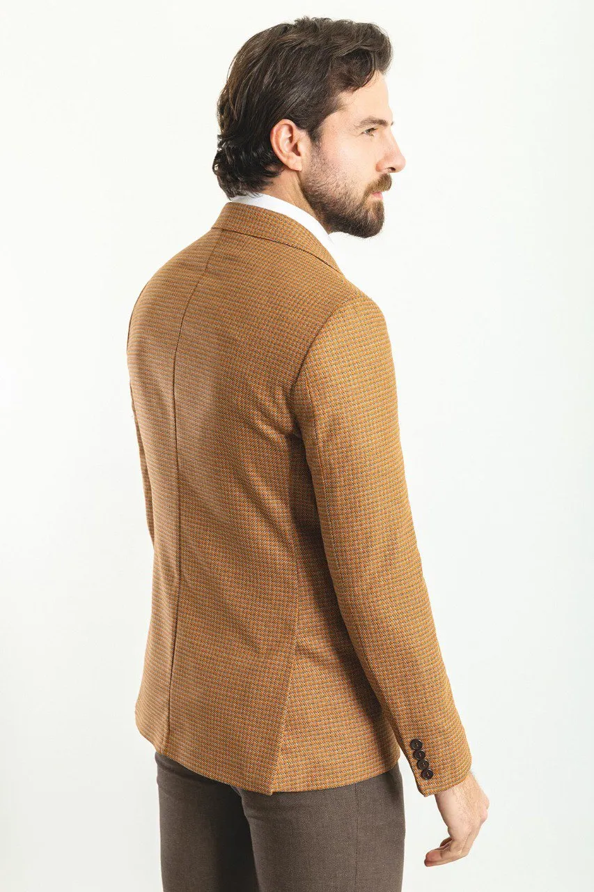 Sophisticated Slim Fit Plaid Blazer