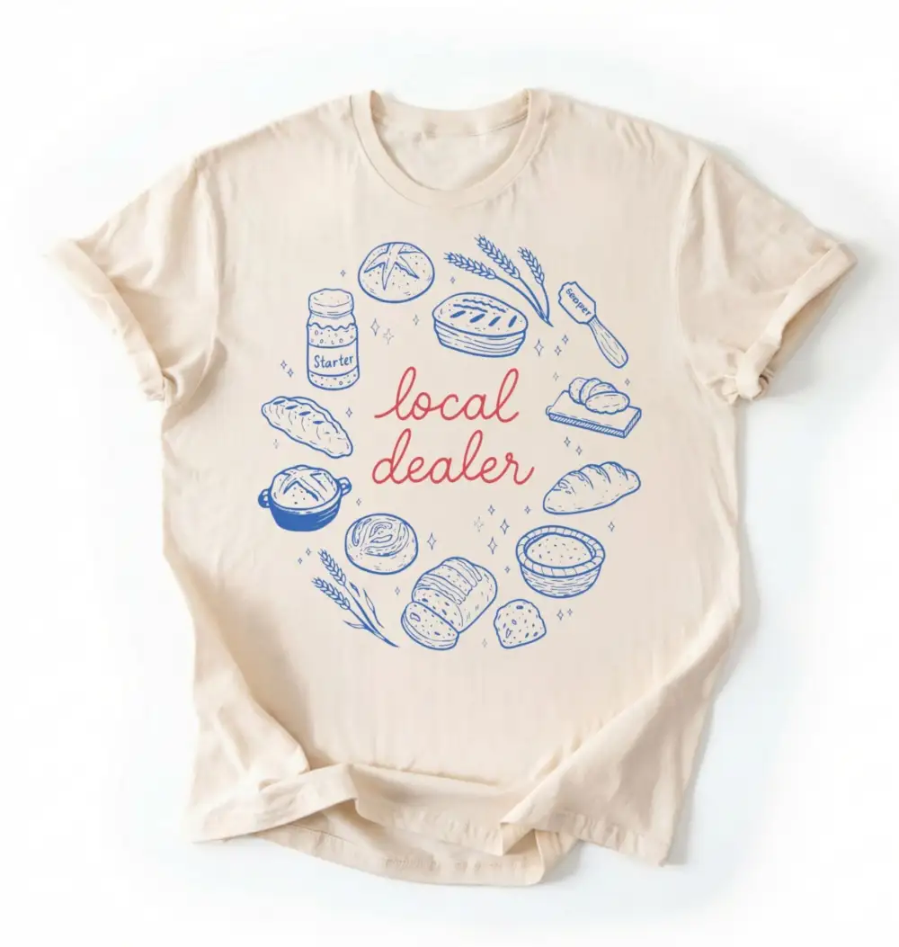 Sourdough Market Graphic Cotton Tee