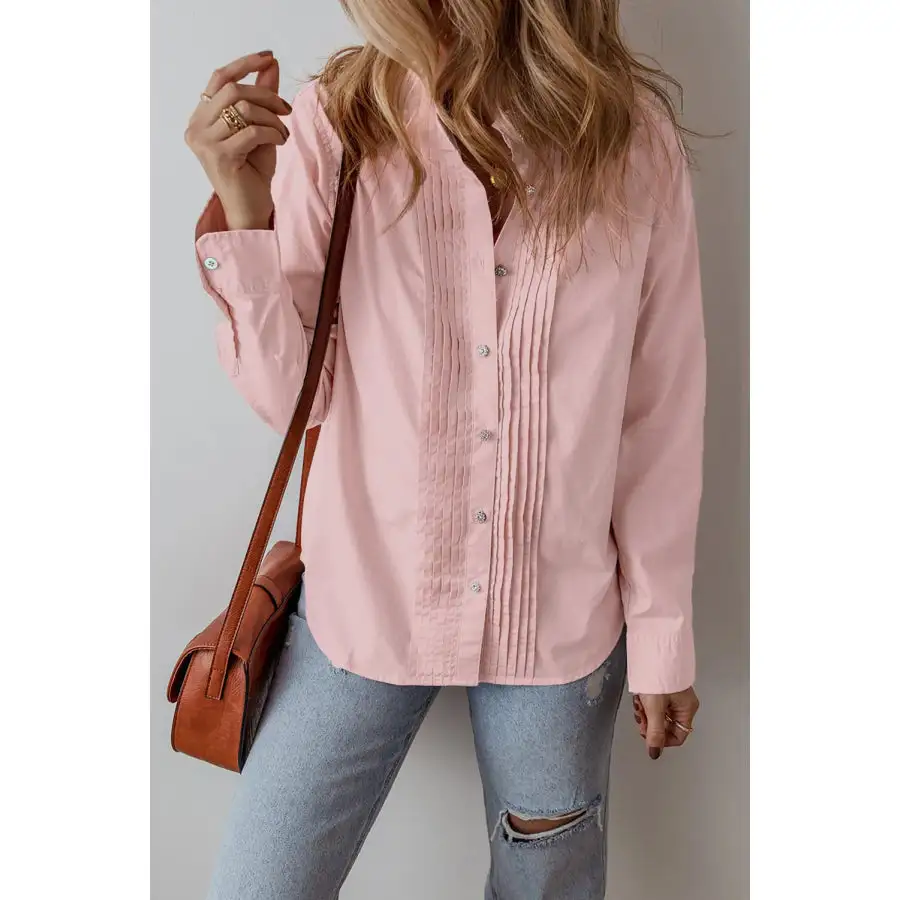 Easygoing Button Up Long Sleeve Shirt