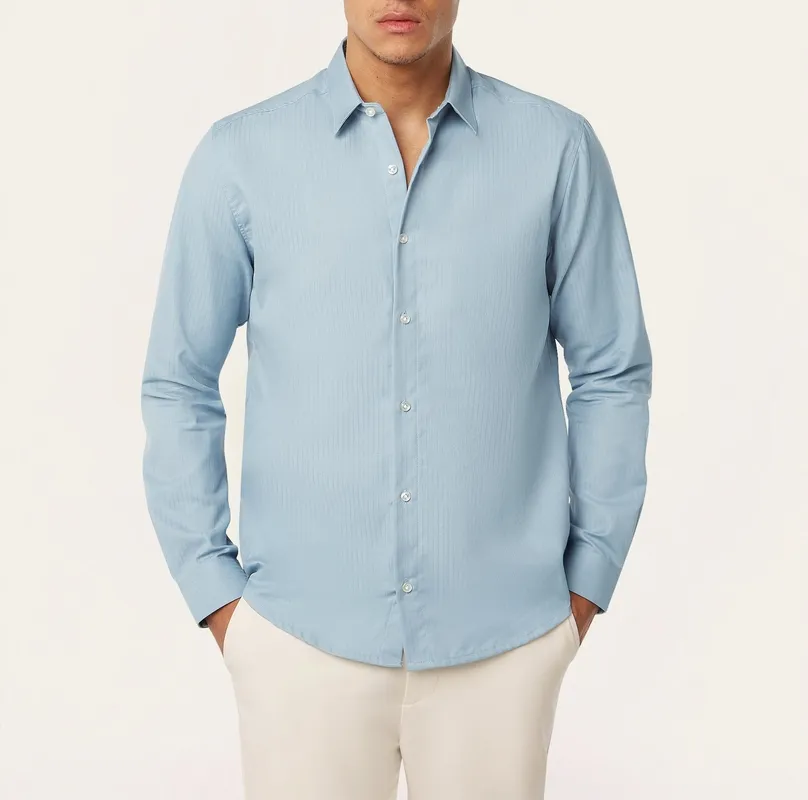 Twill Shirt Light Blue