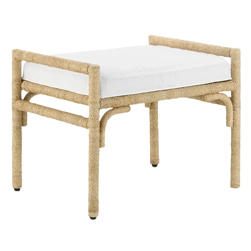 Metal Frame Ottoman