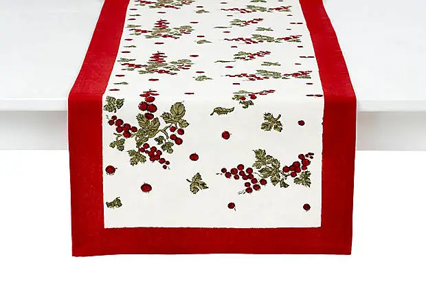 Gooseberry Botanical Table Runner