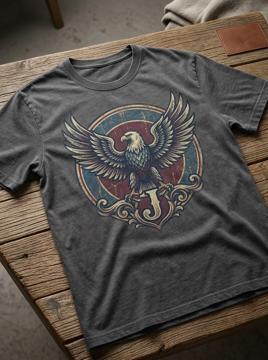 Men's Eagle Classic Nature Graphic T-Shirt