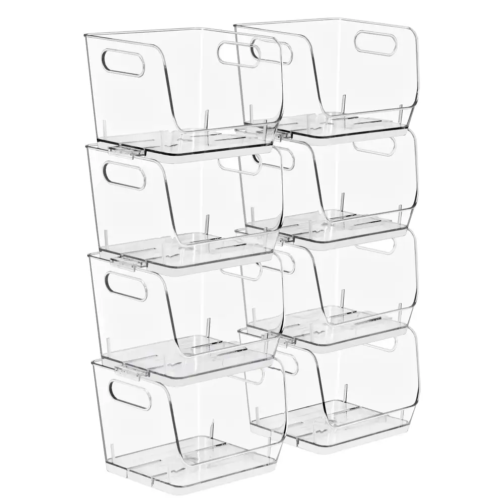 Open Front Storage Bins Square