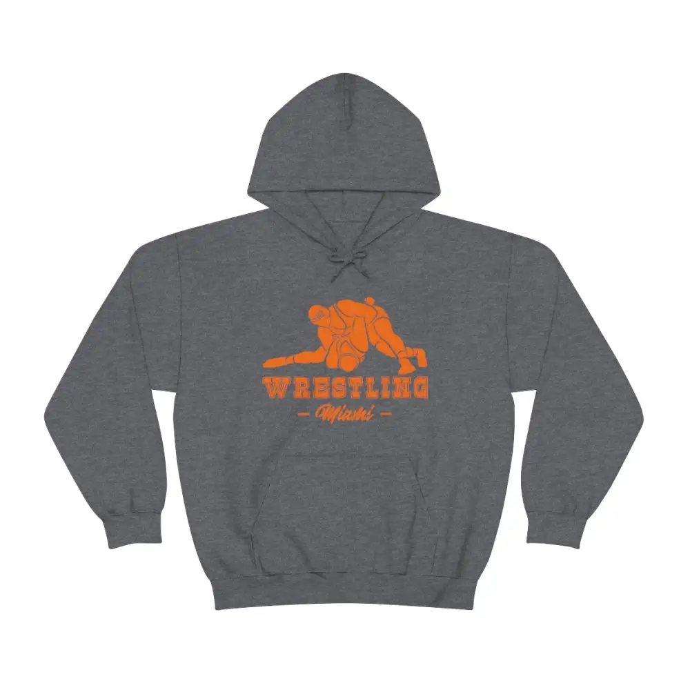 Everyday Minimal Emblem Wrestling Graphic Pullover Hoodie