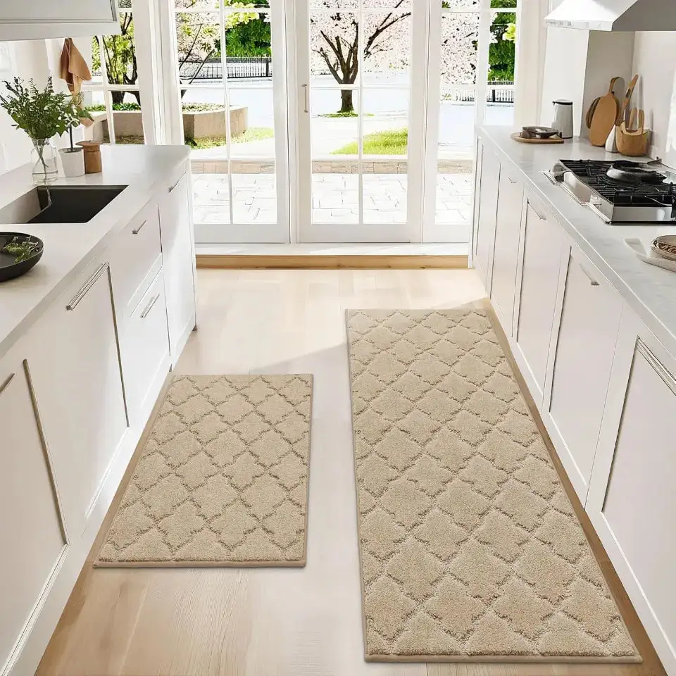 Trellis Scatter Kitchen Rug Set