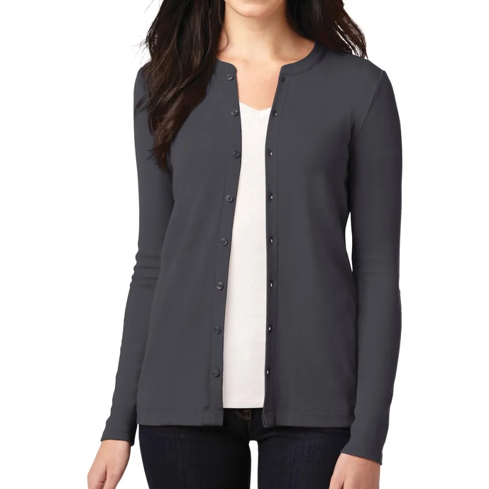 Women's Button-Front Stretch Cardigan