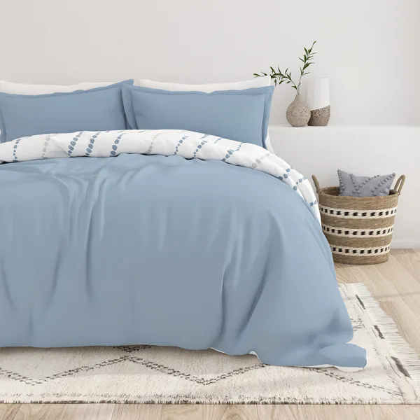 Pattern Reversible Duvet Cover Set