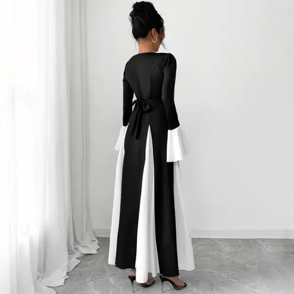 Women's Ruffled Bridal Maxi Dress