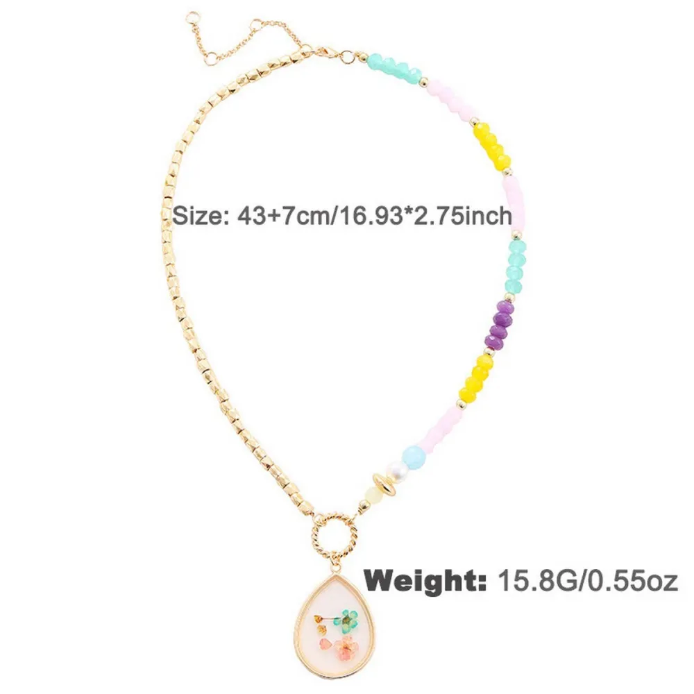 Beaded Floral Necklace