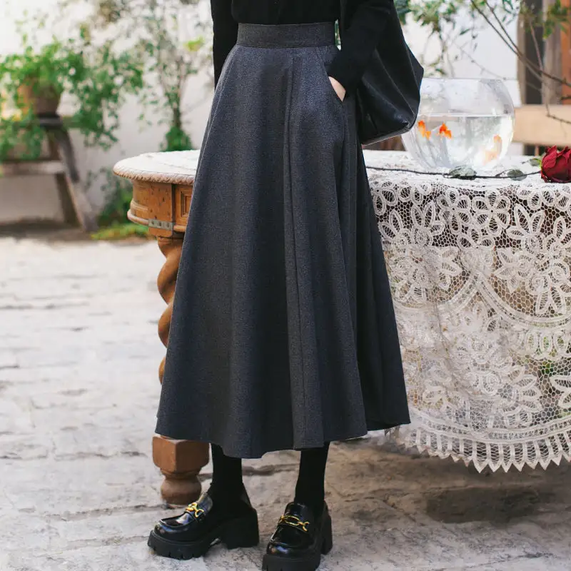 Comfortable Comfort Everyday Casual Polyester Skirt