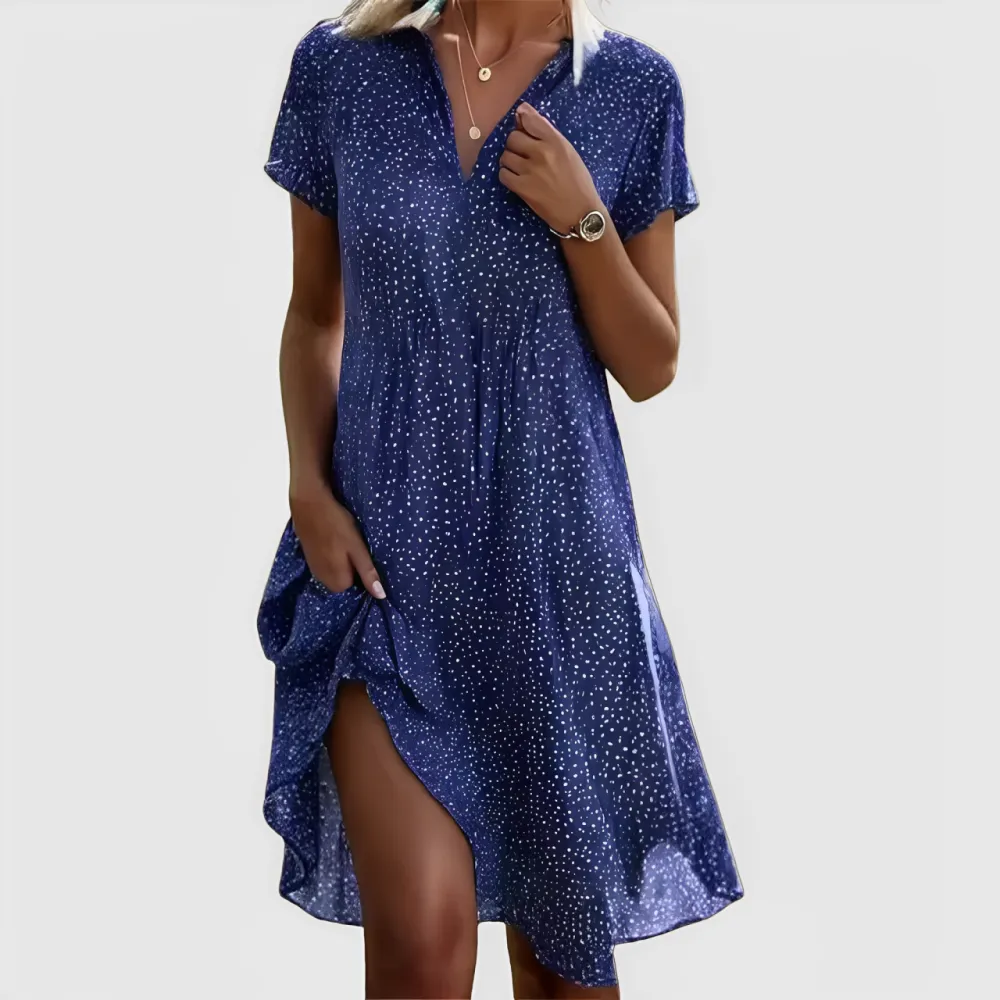 Short Sleeve Everyday Midi Dress