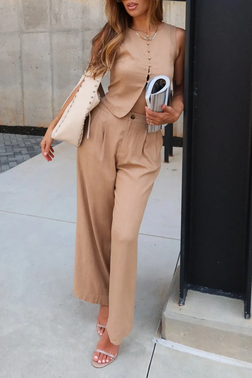 High Rise Casual Pants