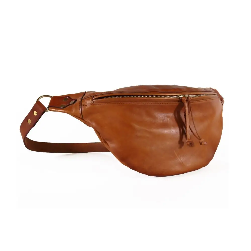 Brown Leather Crossbody Bag