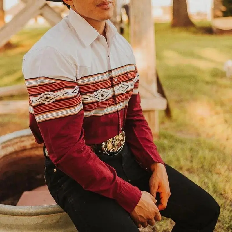 Textured Printed Shirt