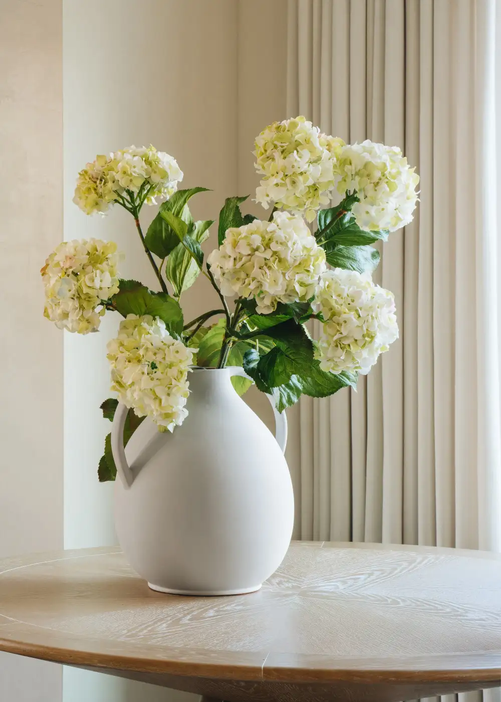Artificial Hydrangea Branch