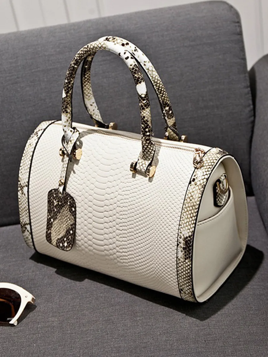 Victoria Snakeskin Handbag