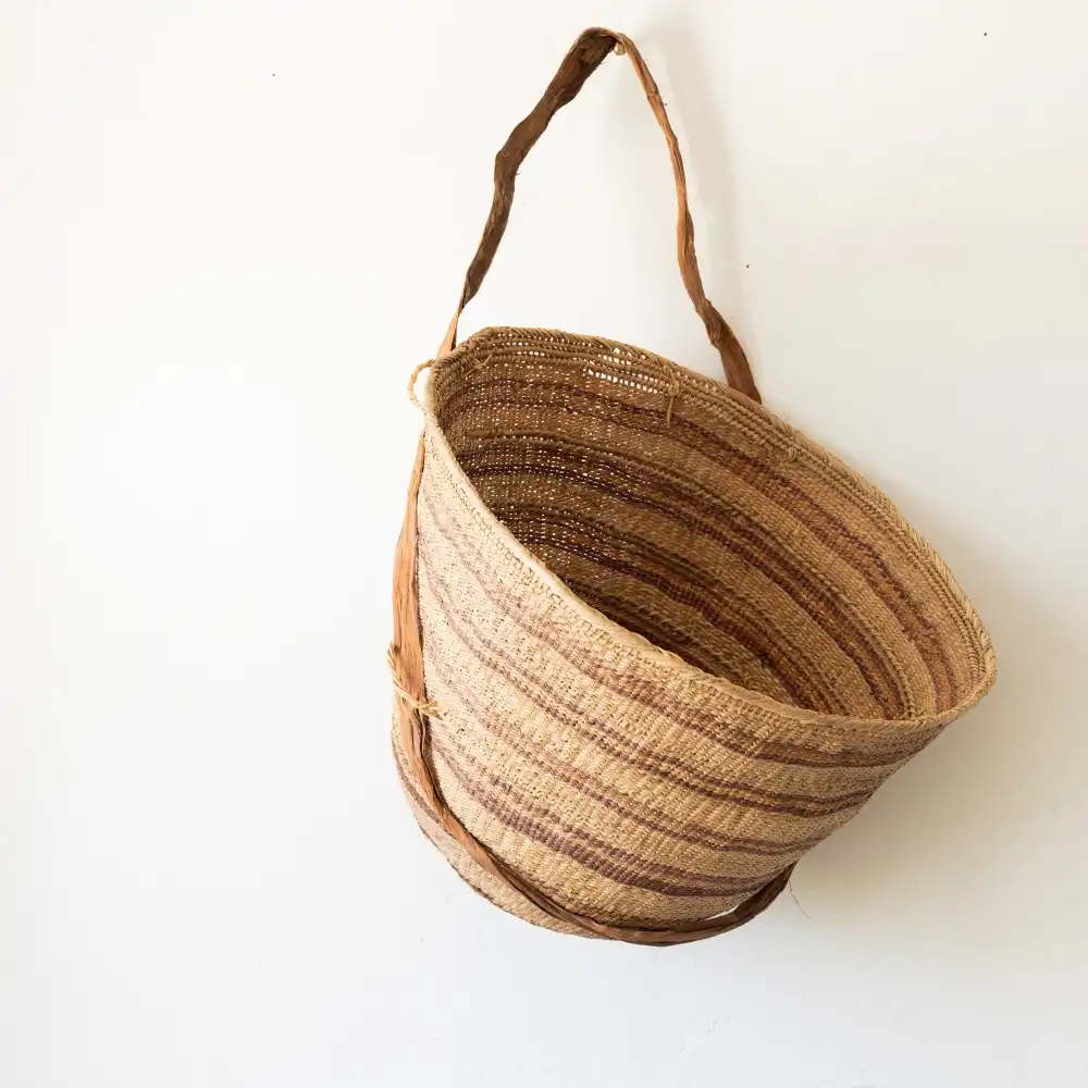 Basket with Yanomami Painting Complete