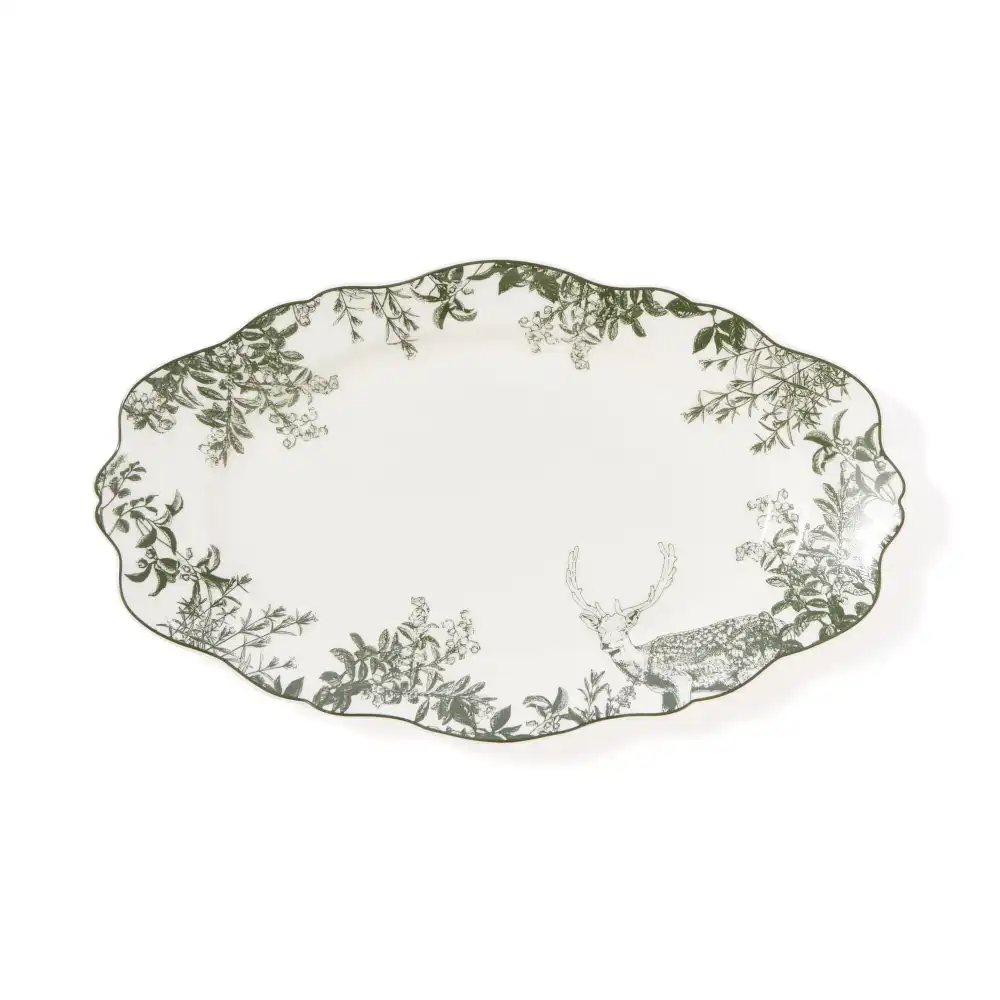 Oval Plate for Appetizer Serving