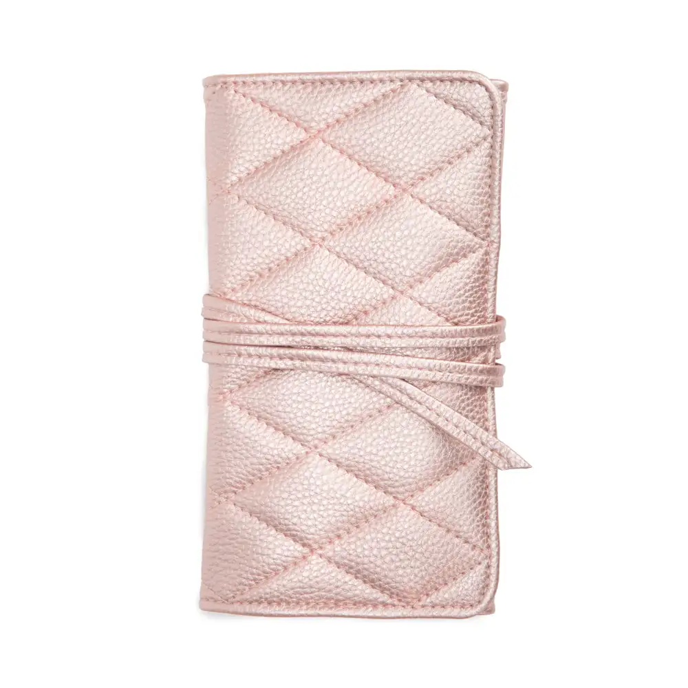 Leah Quilted Roll Jewelry Box