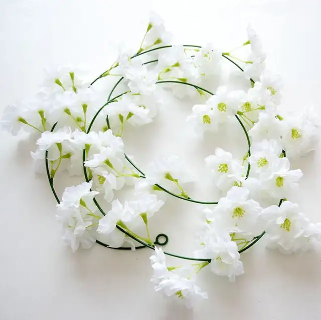 Minimal Artificial Flower Vine Garland