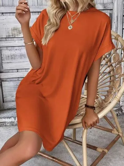 Classic Tee Short-Sleeve Cotton Mini Dress