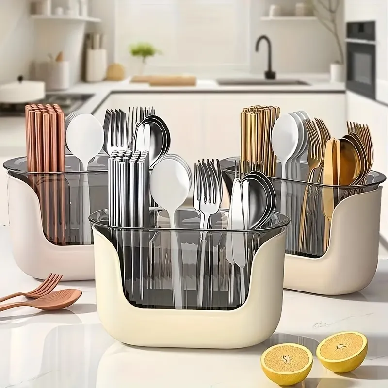 Sleek Cutlery Drying Container