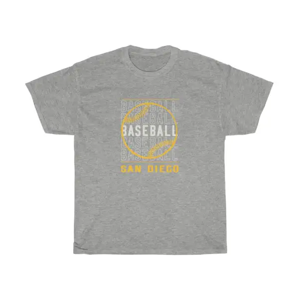 Baseball San Diego with Baseball Graphic T-Shirt