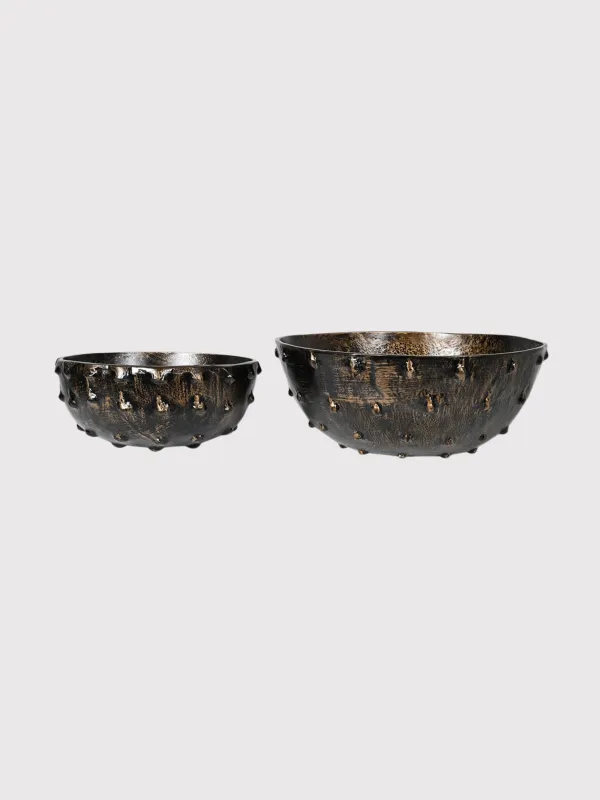 Antique Effect Spike Bowl