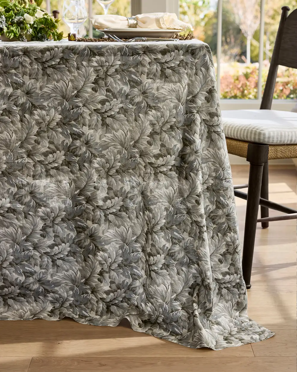 Botanical Linen Tablecloth