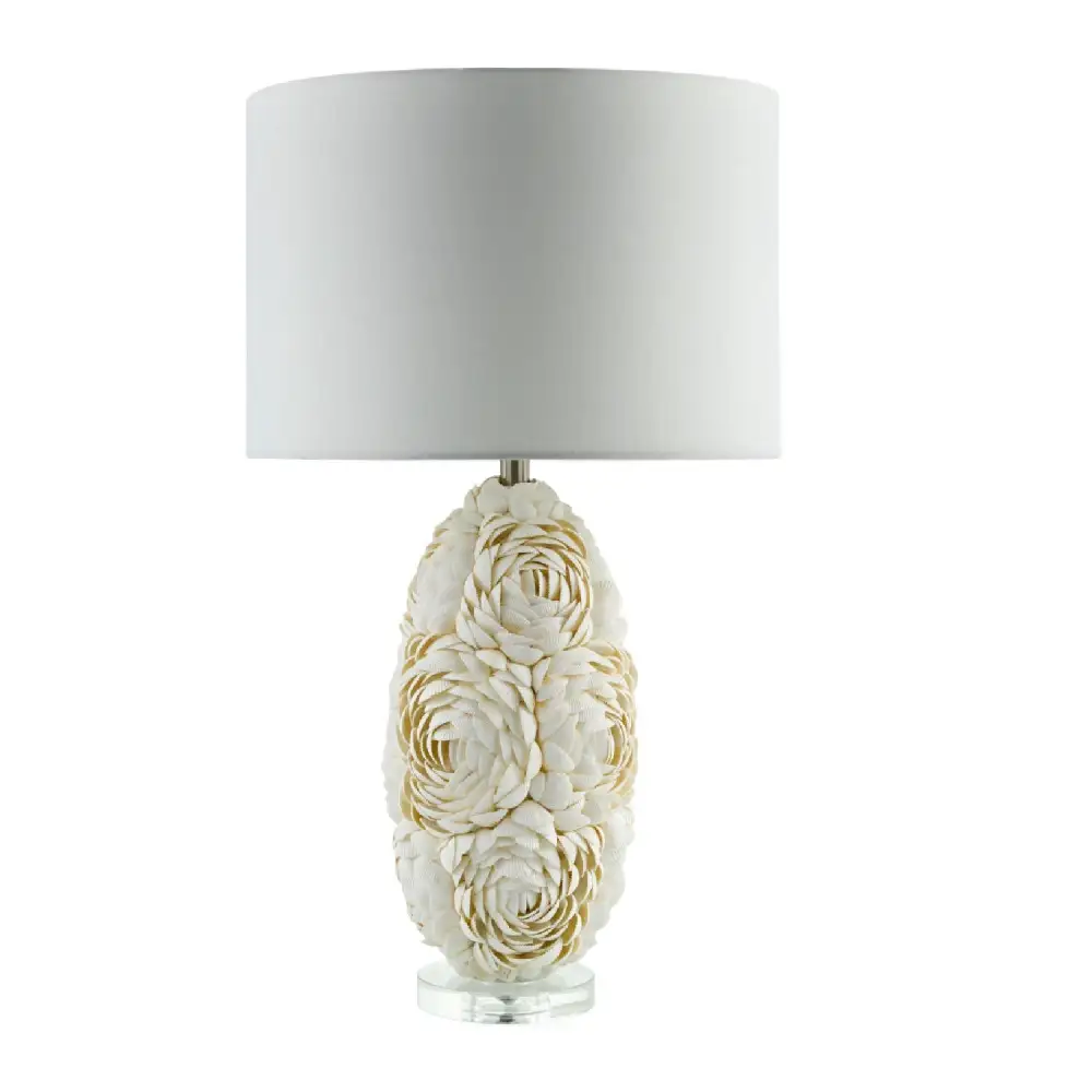Inlaid Shell Table Lamp
