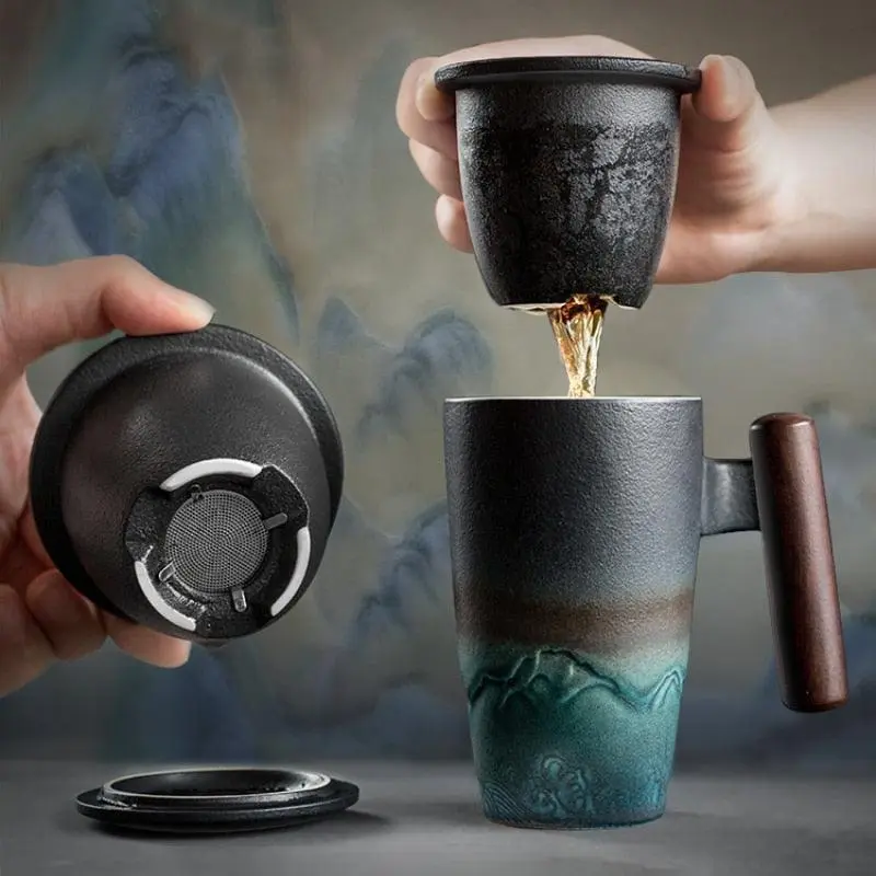 Ceramic Inspired Drinkware Set Table