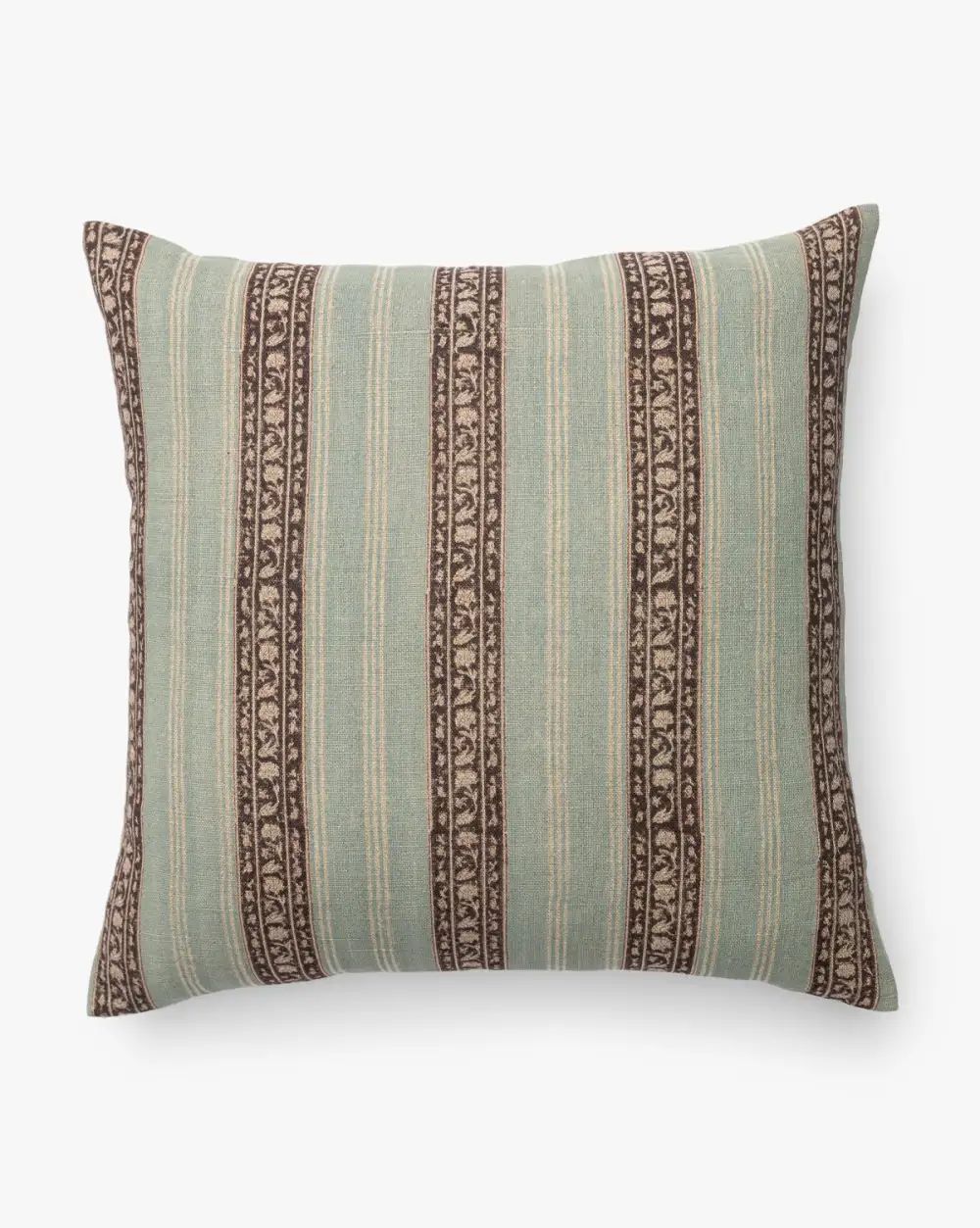 Striped Linen Pillow Cover